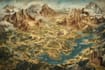 draw fantasy map illustration isometric map