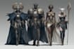 design a fantasy, dark fantasy character concept