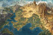 draw fantasy map illustration isometric map