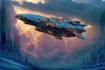 draw a sci fi spaceship art