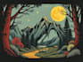 create awesome linocut illustration art