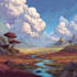 design stunning fantasy landscape