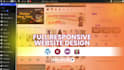 create a modern responsive full website design