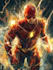 make a comic book illustration, comic superhero character