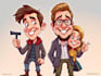 create bighead cartoon caricature from your photo