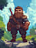 draw 2d game character illustration