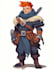 draw 2d game character illustration