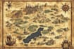 design a fantasy map illustration