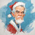 draw christmas cartoon caricature