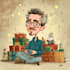 draw unique christmas cartoon caricature
