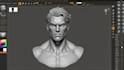 sculpt realistic 3d head bust modeling digital human head game character head