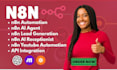 setup n8n automation n8n ai agent n8n lead generation n8n ai receptionist API