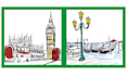 do hand drawn sketch and line art architectural illustrations