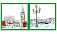 do hand drawn sketch and line art architectural illustrations