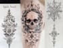 make a professional custom tattoo design or full sleeve