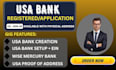do usa bank creation mercury wise stripe bank setup llc registration