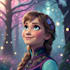 create a beautiful disney style portrait