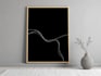 design printable minimal abstract wall art or line art