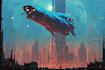 make a spaceship, sci fi illustration and sci fi art