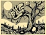 create awesome linocut illustration art
