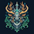 do a fantasy game logo