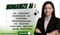 humanize ai content rewrite ai text, and provide professional ai content editing