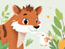 draw custom animal cartoon illustration