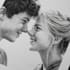 draw a romantic family couple portrait