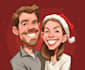 draw christmas cartoon caricature