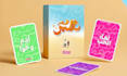 design educational multilingual playing card game language learning flash cards