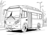 draw simple line art illustration any vehicle