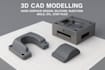 3d cad modelling, hard surface design, silicone, injection mold, stl, step files