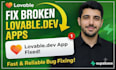 build and fix your lovable ai website, lovable dev app, supabase saas mvp