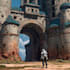 make imaginative sci fi city concept art