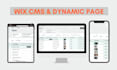 wix cms or wix dynamic page, membership or wix pricing plan