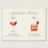 design elegant wedding menu, bar menu, drinks menu, and event menu