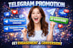 increase your telegram subscribers through organic promotion