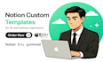 create custom notion template, dashboards and CRM systems