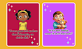 create multilingual educational card game designs, printable learning flashcards