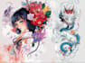 make anime tattoo design