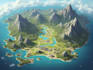 create a high quality fantasy map