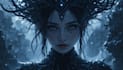 paint a dark fantasy portrait