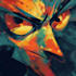 draw a digital abstract art illustration