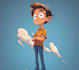 create a professional 2d digital character design