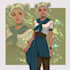 do cute disney cartoon portrait