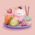 cute doodle character simple illustration