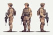 create military tactical character