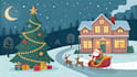 create festive holiday christmas design illustration