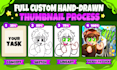 design top CTR roblox thumbnail in 8h