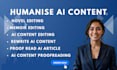 humanize ai content proof read ai content ai content editing rewrite ai content